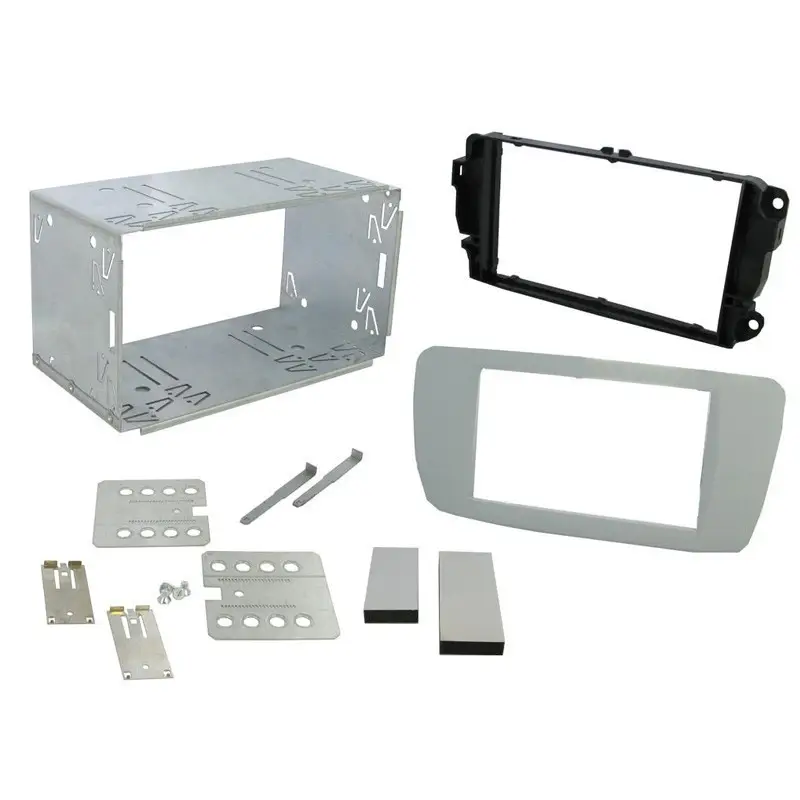 Kit rama 2DIN Connects2 pentru Seat Ibiza 2008-2014, gri Expediere rapidă