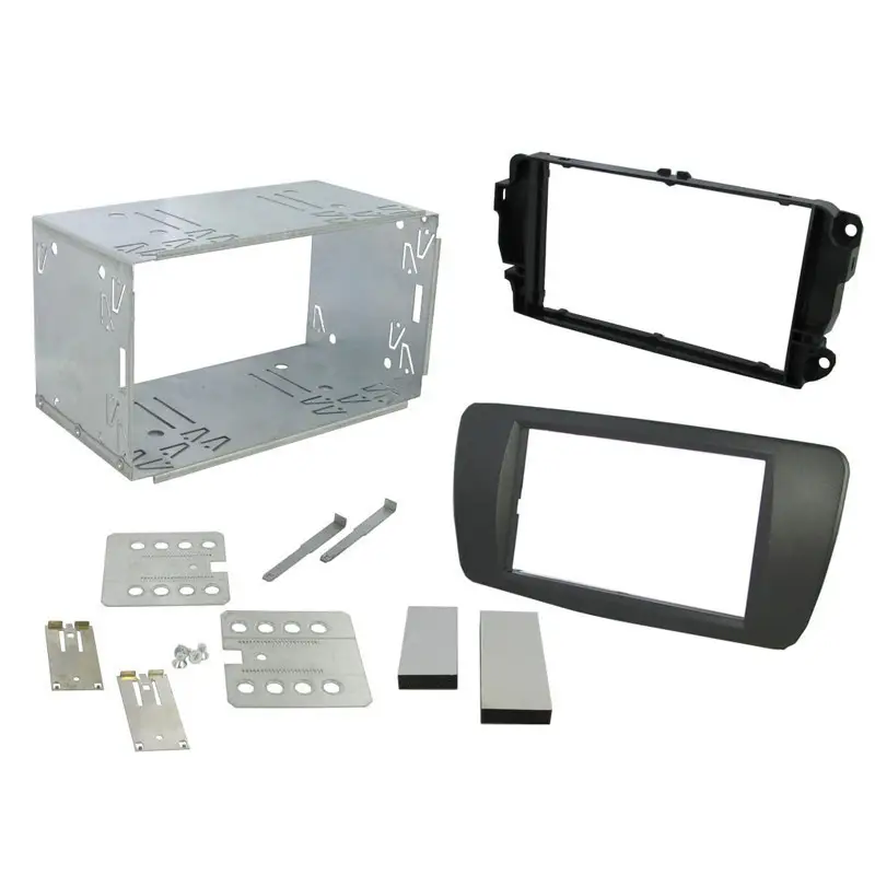 Rama adaptoare 2DIN Connects2 pentru Seat Ibiza 2008-2014, negru Ofertă exclusivă