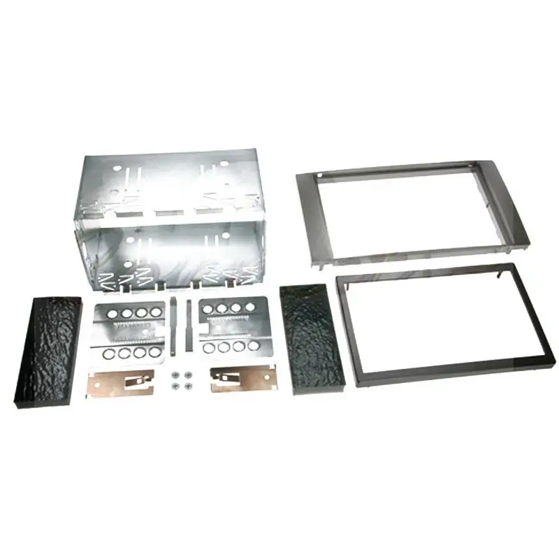 Retur gratuit Kit ramă 2DIN argintiu Connects2 CT23FD04 pentru Ford Focus, Fiesta, C-Max