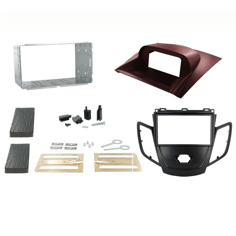 Ultima șansă Kit ramă 2DIN Connects2 pentru Ford Fiesta 2008+ negru-roșu