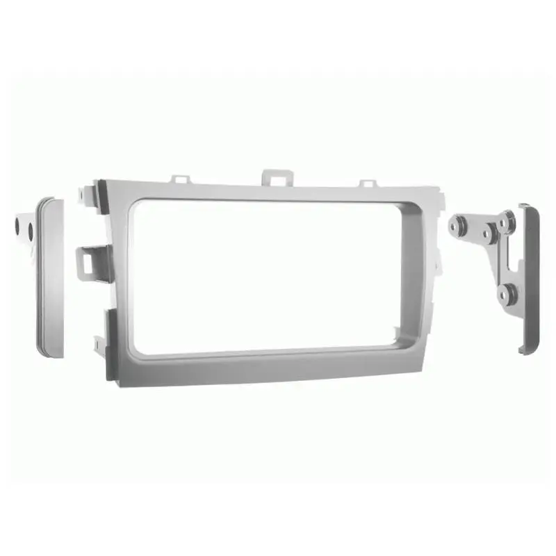 Rama adaptoare 2DIN argintie Connects2 pentru Toyota Corolla 2009-2013 Ofertă exclusivă
