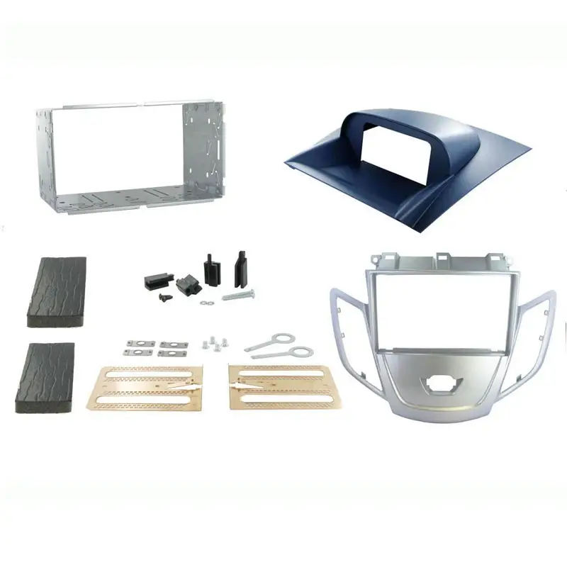 Preț mic Rama adaptoare 2DIN Connects2 pentru Ford Fiesta 2008+ argintiu-albastru