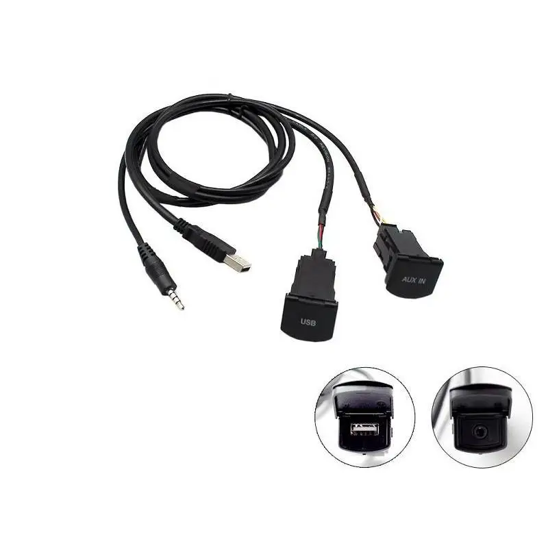 Adaptor priza USB/AUX Connects2 pentru VW Polo 2014, montaj dedicat Preț redus