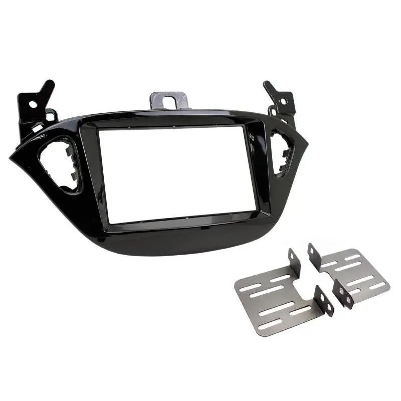 Ieftin Rama adaptoare 2 DIN neagra pentru Opel Adam 2013+ si Corsa 2014+