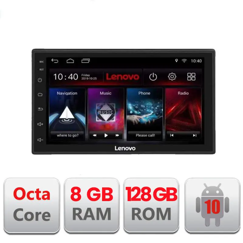 Navigație auto universală 2DIN 7 inch Android 10 Octa Core 8GB+128GB Vezi acum