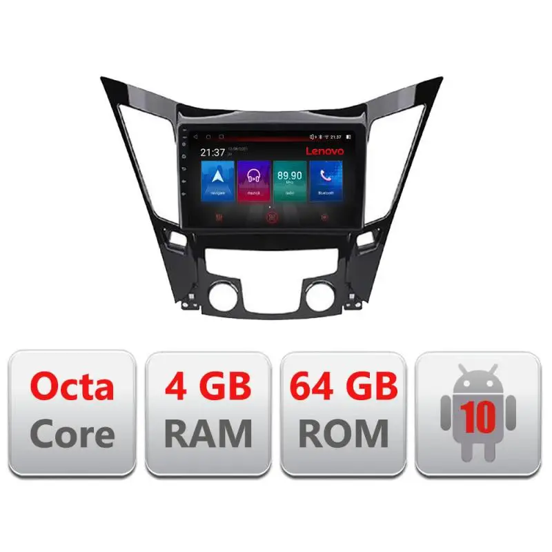 Cel mai vândut Navigatie Android Hyundai Sonata 2011-2015, 4GB RAM, 64GB, 4G, GPS