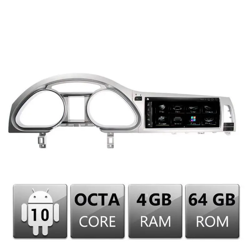 Preț mic Navigatie Audi Q7 2010-2015 MMI 3G cu Android 10, 4GB RAM, 64GB