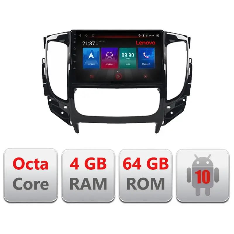 Navigație dedicată Mitsubishi L200 2014-2020 Android 4G GPS 4+64GB resigilată Plată sigură