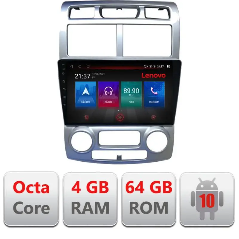 Calitate înaltă Navigatie dedicata Kia Sportage 2005-2007 Android 4GB RAM 64GB 4G resigilata
