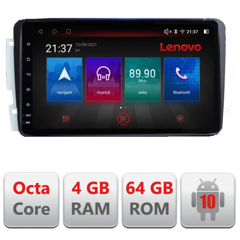 Navigație Android Mercedes C W203 și CLK W209, 4GB RAM, 64GB, 4G Comandă acum