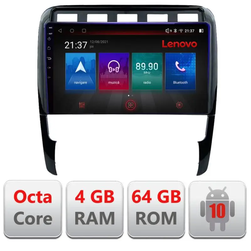 Navigatie Android Porsche Cayenne 2002-2011, 4GB RAM, 64GB, 4G Retur gratuit
