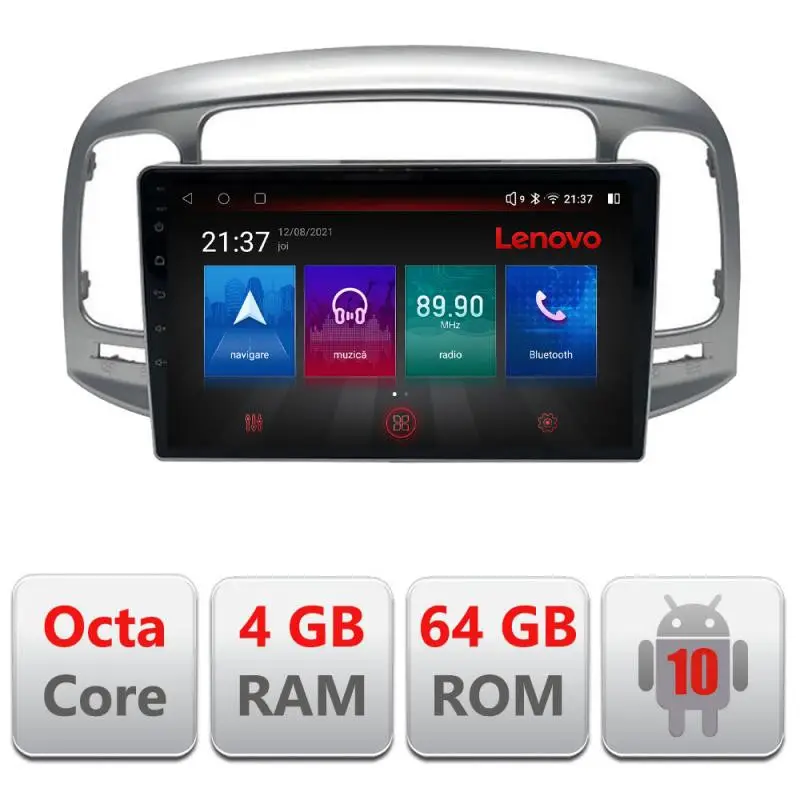 Comandă acum Navigație Hyundai Accent 2006-2012 Android GPS Bluetooth WiFi 4GB+64GB Resigilată