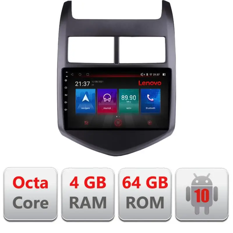 Reducere specială Navigație Chevrolet Aveo 2010-2013 Android 4GB+64GB 4G GPS Bluetooth
