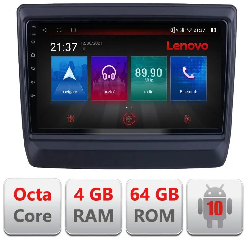 Premium Navigație dedicată Isuzu D-Max 2020+ Android 4G GPS Bluetooth 4+64GB Resigilată