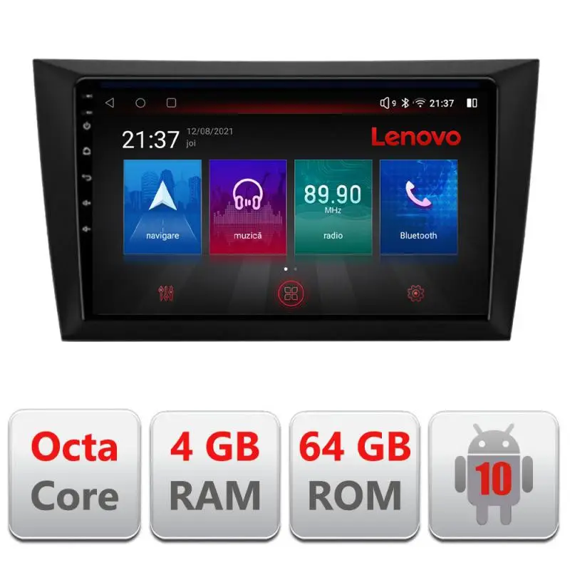 Reducere extra Navigație dedicată VW Golf 6 2009-2013 Lenovo Android 4GB RAM 64GB 4G