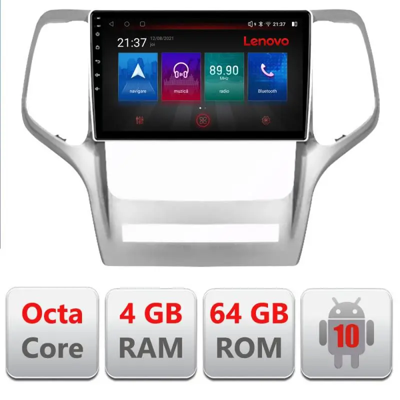Vezi acum Navigație Jeep Grand Cherokee 2011-2013 Android 4G 4GB RAM 64GB Resigilată