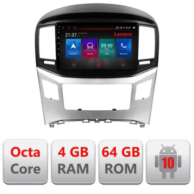 Navigatie Hyundai H1 Starex 2016+ Android 4GB RAM 64GB 4G GPS Bluetooth Ultima șansă