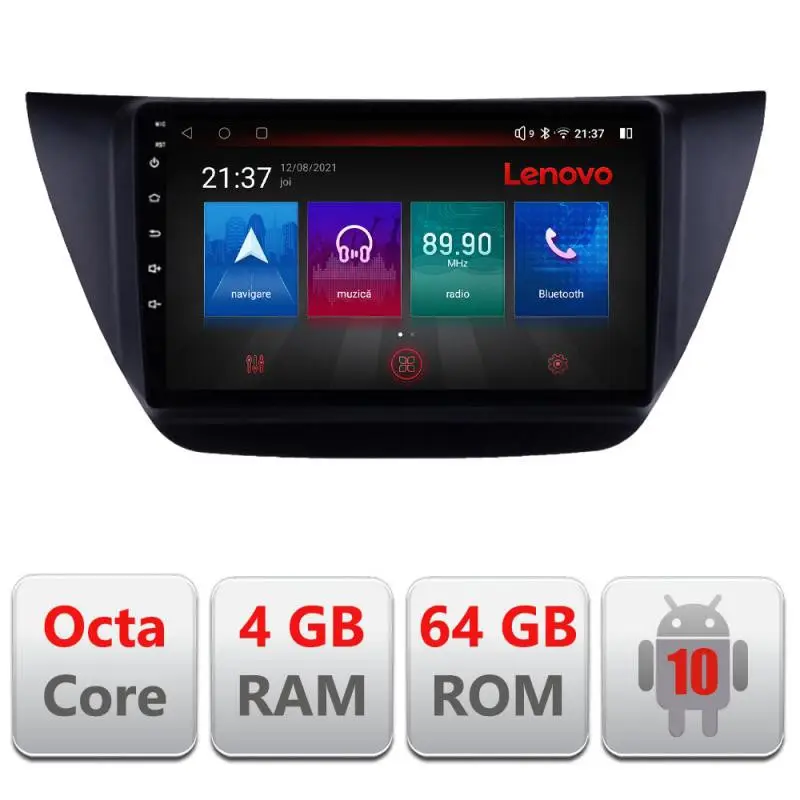 Navigație Mitsubishi Lancer 2001-2007 Android 4GB 64GB 4G GPS Bluetooth Discount