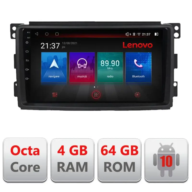 Navigație dedicată Smart 2005-2010 Android 4G GPS WiFi 4GB+64GB resigilată Ofertă specială