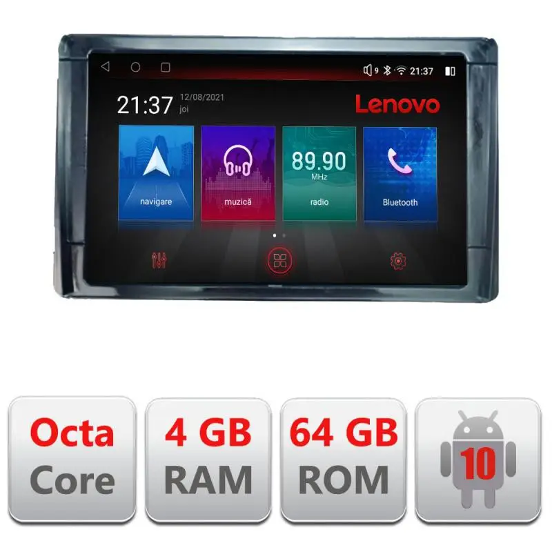 Plată securizată Navigație Toyota 2DIN Android 4G, GPS, Bluetooth, DSP, 4GB RAM + 64GB