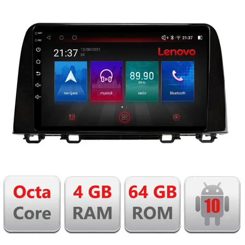 Navigație Android Honda CR-V 2016-2022, 4GB RAM, 64GB, 4G, GPS Reducere de preț