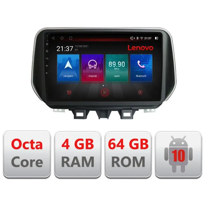 Retur ușor Navigatie Android Hyundai Tucson 2019+ Lenovo 4GB RAM 64GB 4G GPS