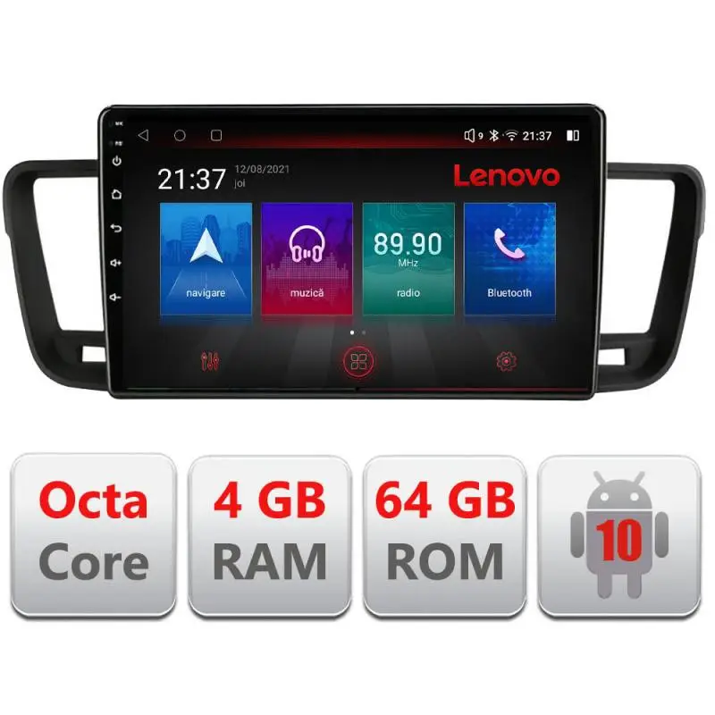 Ieftin Navigație dedicată Peugeot 508 2010-2018 Android 4G GPS WiFi 4GB+64GB