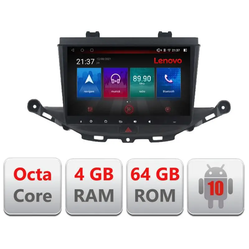Disponibil imediat Navigație dedicată Opel Astra K cu Android 10, 4GB RAM, 64GB, 4G