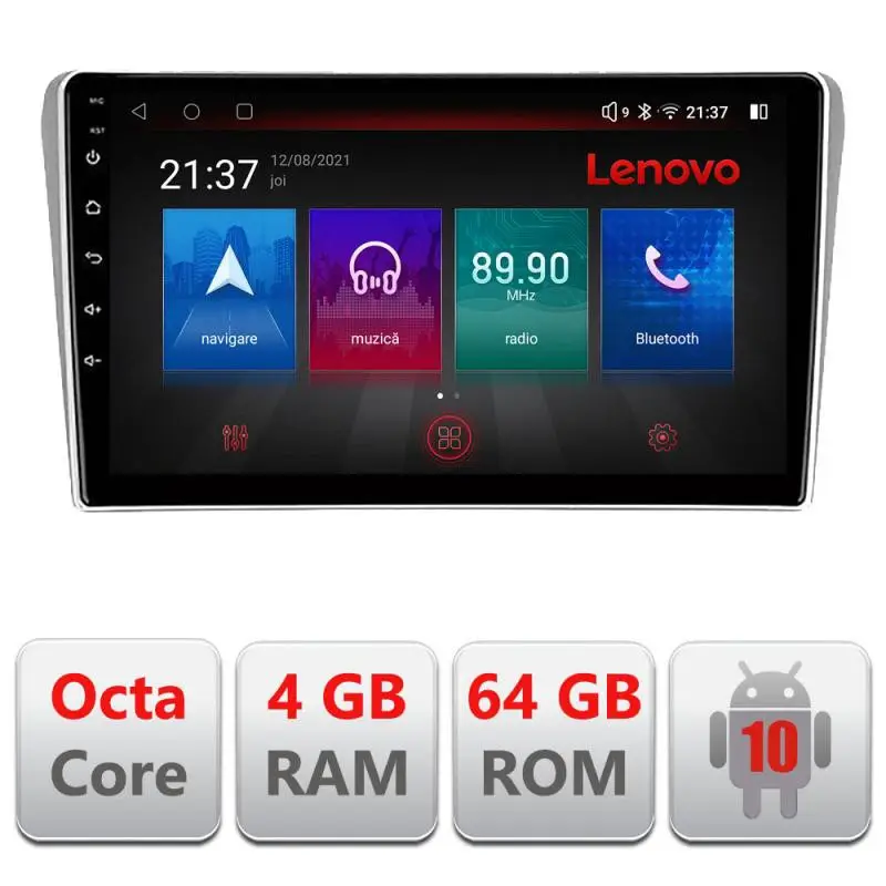 Navigație dedicată Toyota Avensis 2003-2008 Android 4G GPS Bluetooth 4GB+64GB resigilată Chilipir
