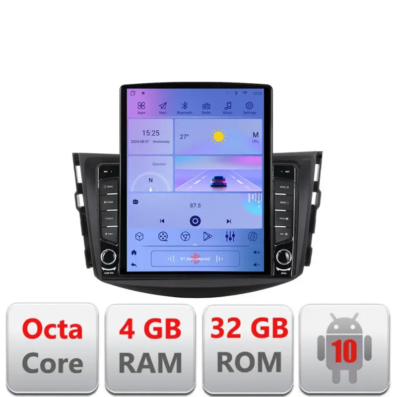 Calitate înaltă Navigație Toyota RAV4 2006-2012, ecran Tesla 9.7 inch, Android, 4GB+32GB