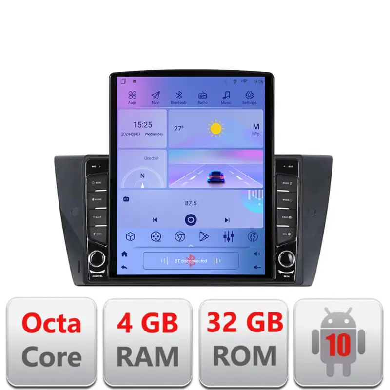 Navigatie BMW Seria 3 E90/E91/E92/E93, ecran Tesla 9.7 inch, Android 4GB+32GB Reducere
