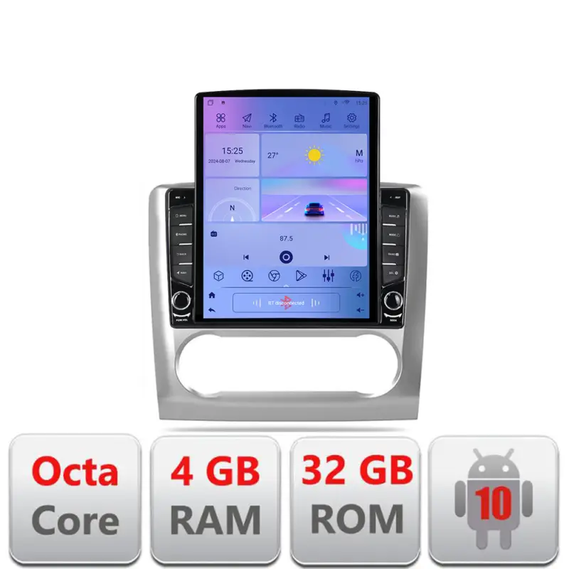 Navigație Ford Focus 2004-2011 cu Android 10, ecran Tesla 9.7 inch Plată sigură