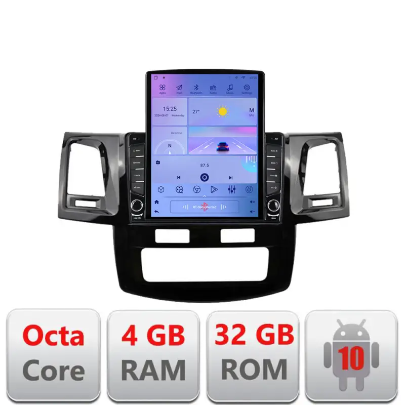 Calitate înaltă Navigatie Android Toyota Hilux 2008-2014, ecran Tesla 9.7 inch, 4GB+32GB, 4G