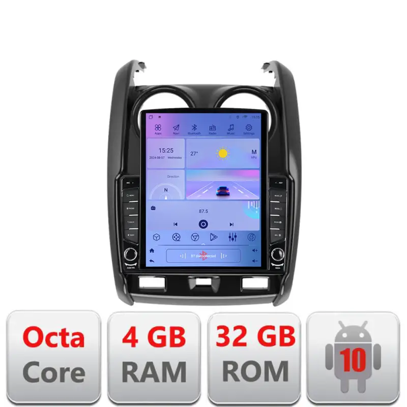 Navigație Android Dacia Duster 2012-2019, ecran Tesla 9.7", 4GB RAM, 32GB Discount