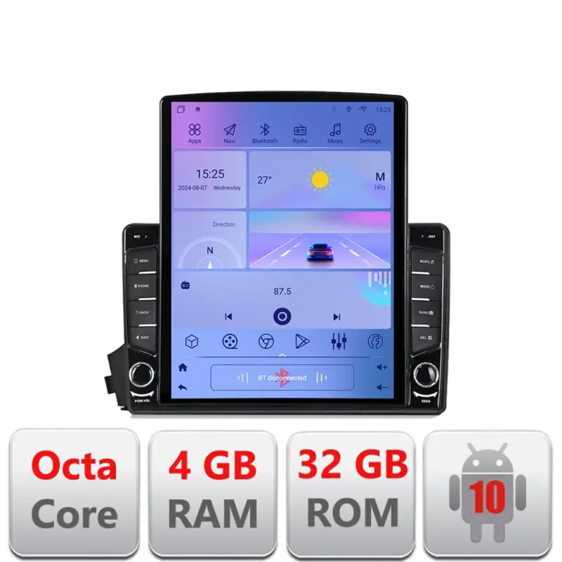 Transport gratuit Navigatie Android SsangYong Kyron Actyon 9.7 inch, 4GB RAM, 32GB, 4G
