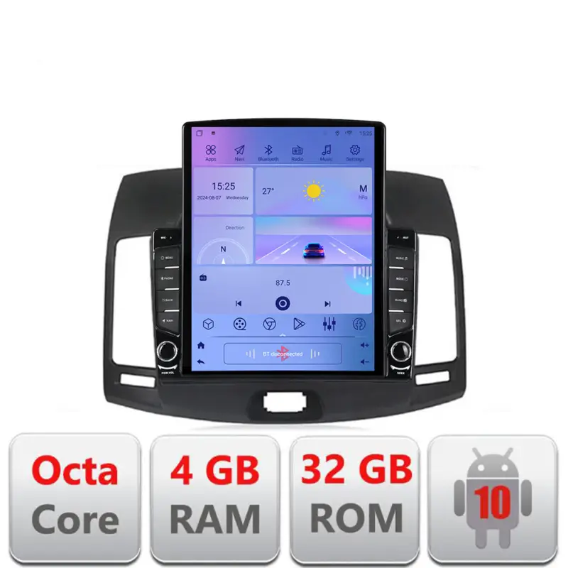 Reduceri Navigație Hyundai Elantra 2007-2011, ecran Tesla 9.7 inch, Android 10, 4GB+32GB