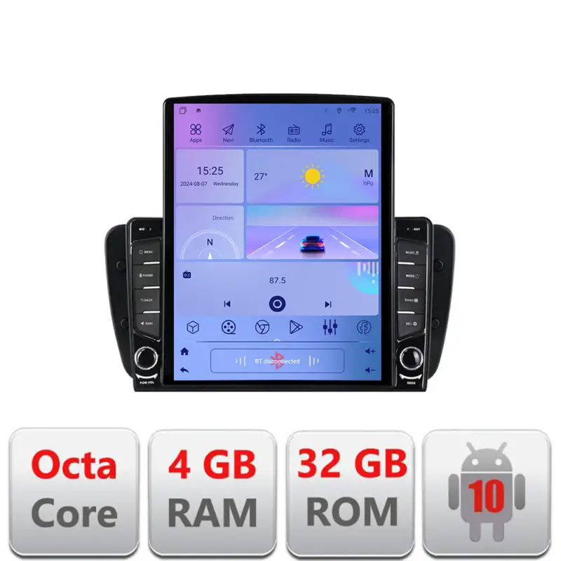 Ieftin Navigatie Android Seat Ibiza 2008-2014, ecran Tesla 9.7 inch, 4GB RAM, 4G