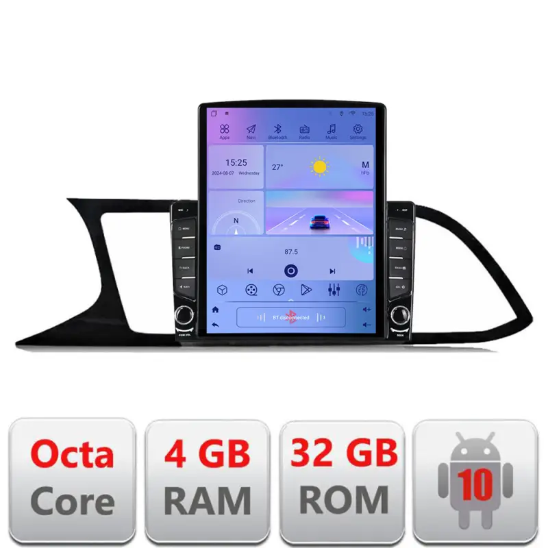 Navigație Seat Leon 2014-2020, ecran Tesla 9.7 inch, Android 4G, 4+32GB Nu rata