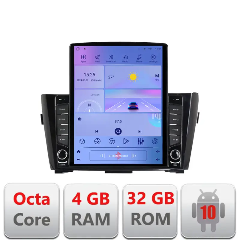Navigație Nissan Qashqai/X-Trail 2013-2018, ecran Tesla 9.7, Android 10, 4+32GB Ofertă specială
