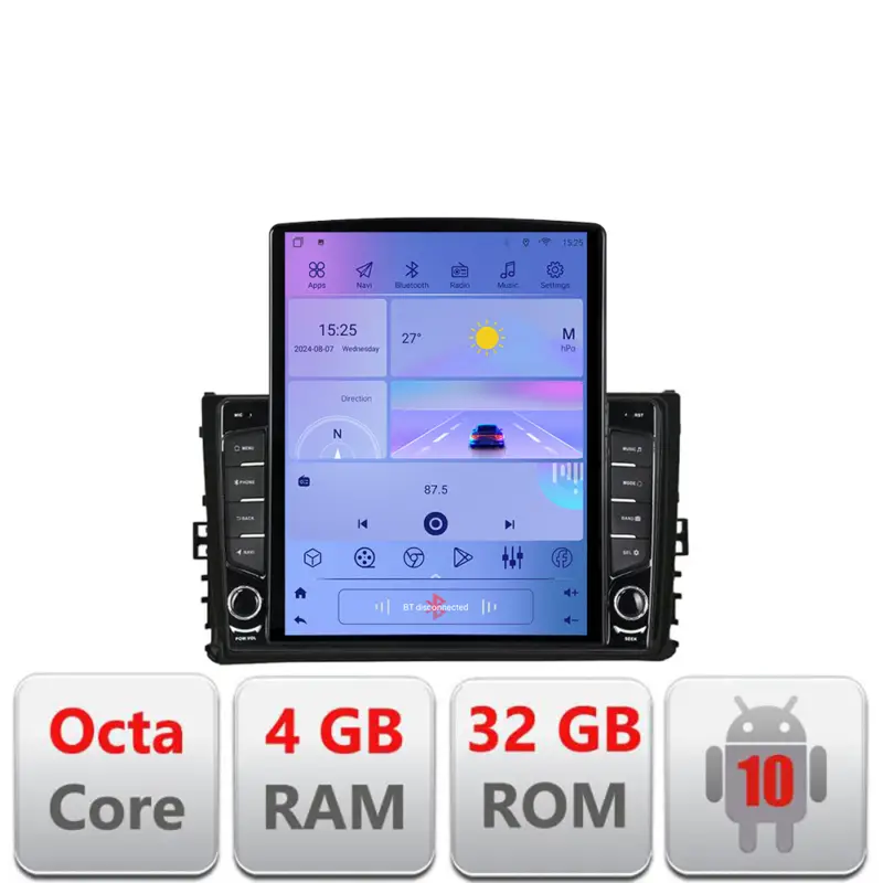 Nu rata Navigație Android Toyota Corolla/Auris 2016-2018, ecran Tesla 9.7, 4GB+32GB