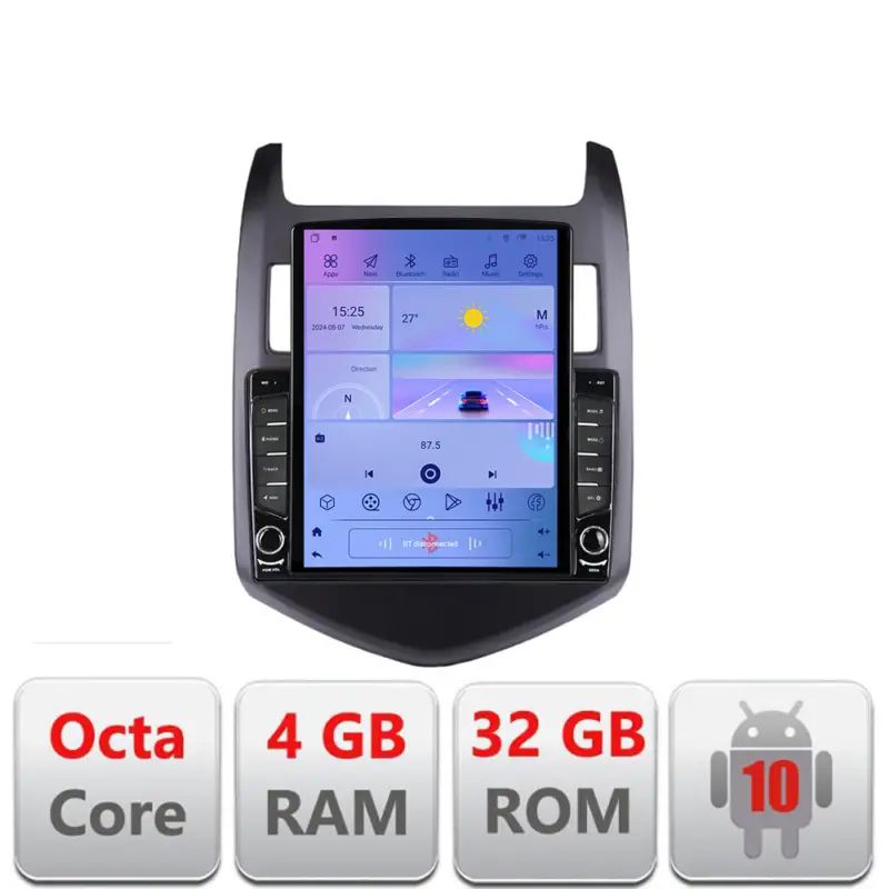 Calitate înaltă Navigatie Android Chevrolet Aveo 2010-2013, ecran Tesla 9.7 inch, 4GB+32GB