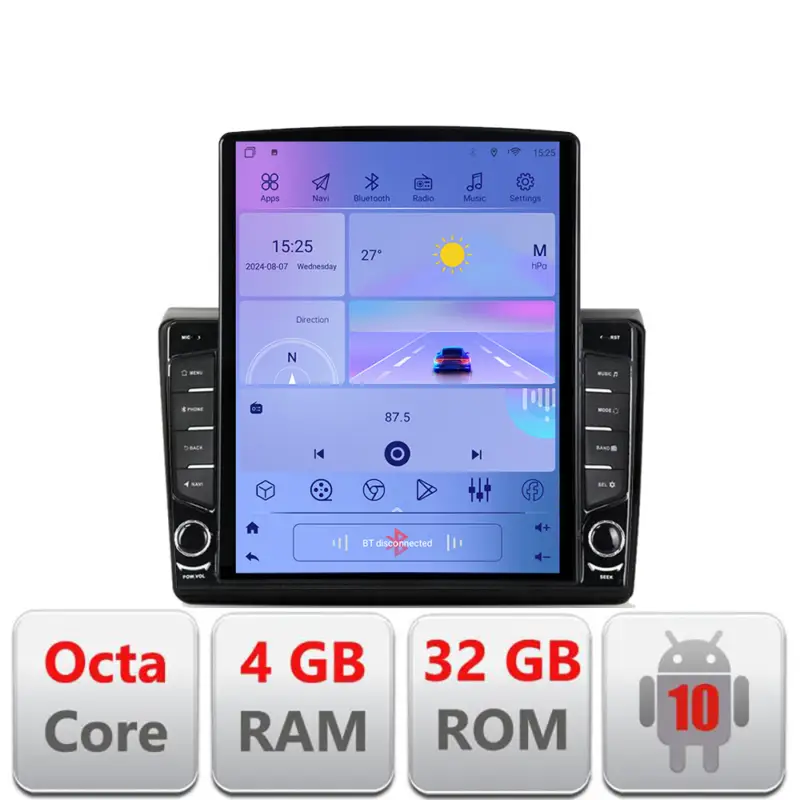 Reducere specială Navigație Fiat Bravo 2007-2014, ecran Tesla 9.7 inch, Android, 4GB+32GB, 4G