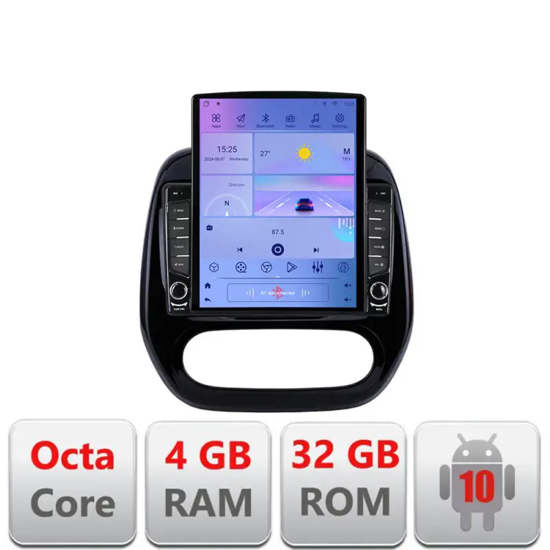 Preț mic Navigație Renault Captur 9.7 inch Android, GPS, Bluetooth, 4G, 4GB+32GB