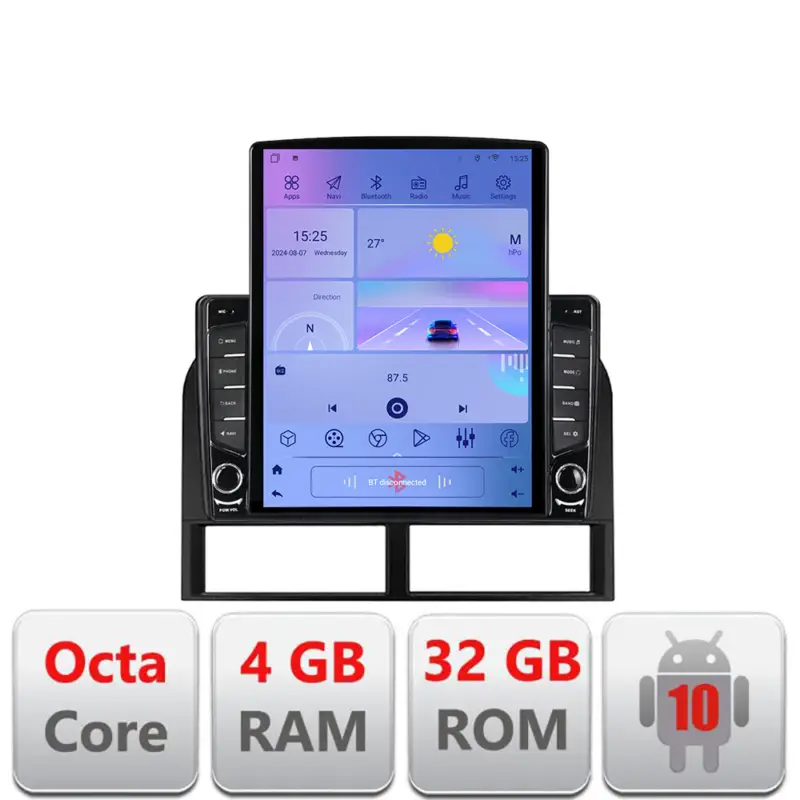 Retur gratuit Navigație Jeep Grand Cherokee 1999-2004 cu ecran Tesla 9.7 inch, Android 10
