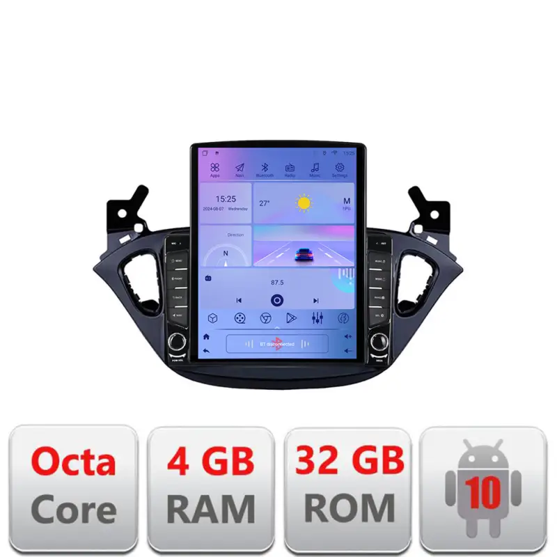 Navigație Opel Corsa E 2013-2018 Tesla 9.7 inch Android GPS 4G 4GB+32GB Promoție
