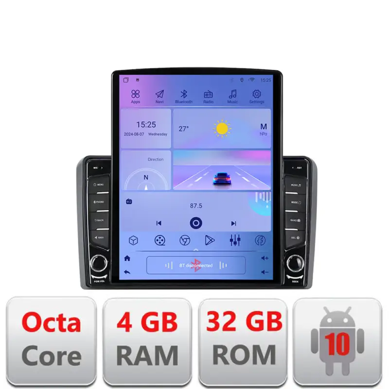 Plată securizată Navigație Iveco Daily 2007-2014, ecran Tesla 9.7 inch, Android, 4GB RAM
