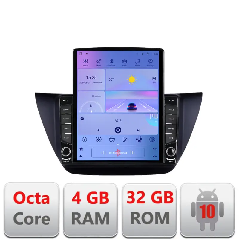 Reducere Navigație Android Mitsubishi Lancer 2001-2007, ecran Tesla 9.7, 4GB RAM