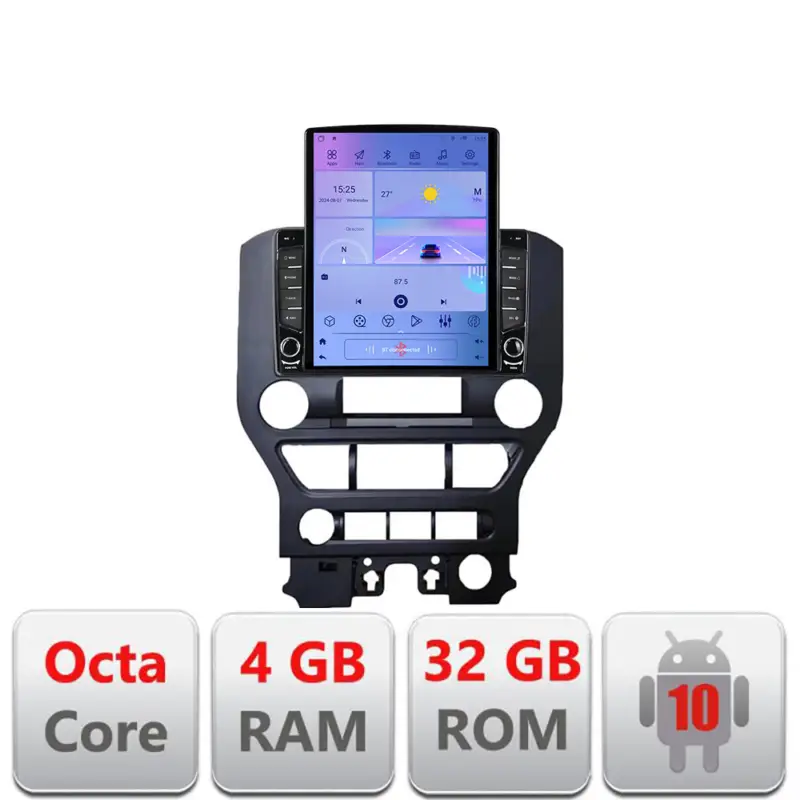 Ofertă de sezon Navigatie Ford Mustang 2015-2020, ecran Tesla 9.7 inch, Android 10, 4GB+32GB