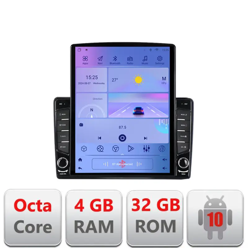 Navigatie Android Nissan Navara 2006-2014, ecran Tesla 9.7 inch, 4GB+32GB Cumpără acum