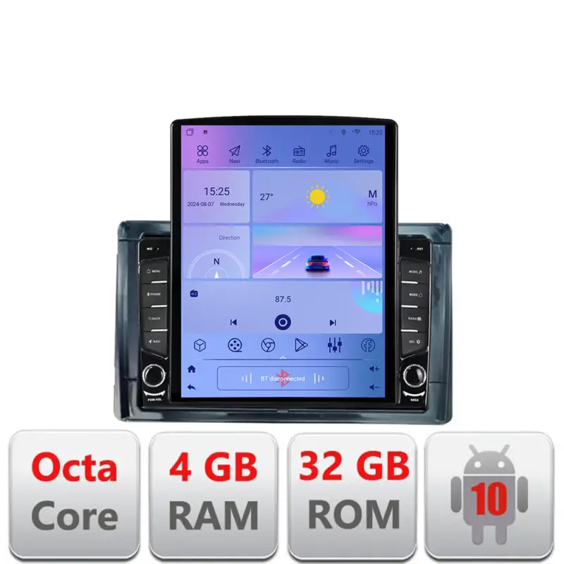 Lichidare de stoc Navigatie Toyota 2DIN 9.7 inch Android 4G GPS WiFi Bluetooth 4GB+32GB